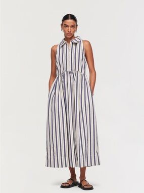 aligne waterlily denim midi dress ALIGNE Waterlily Denim Midi Dress
